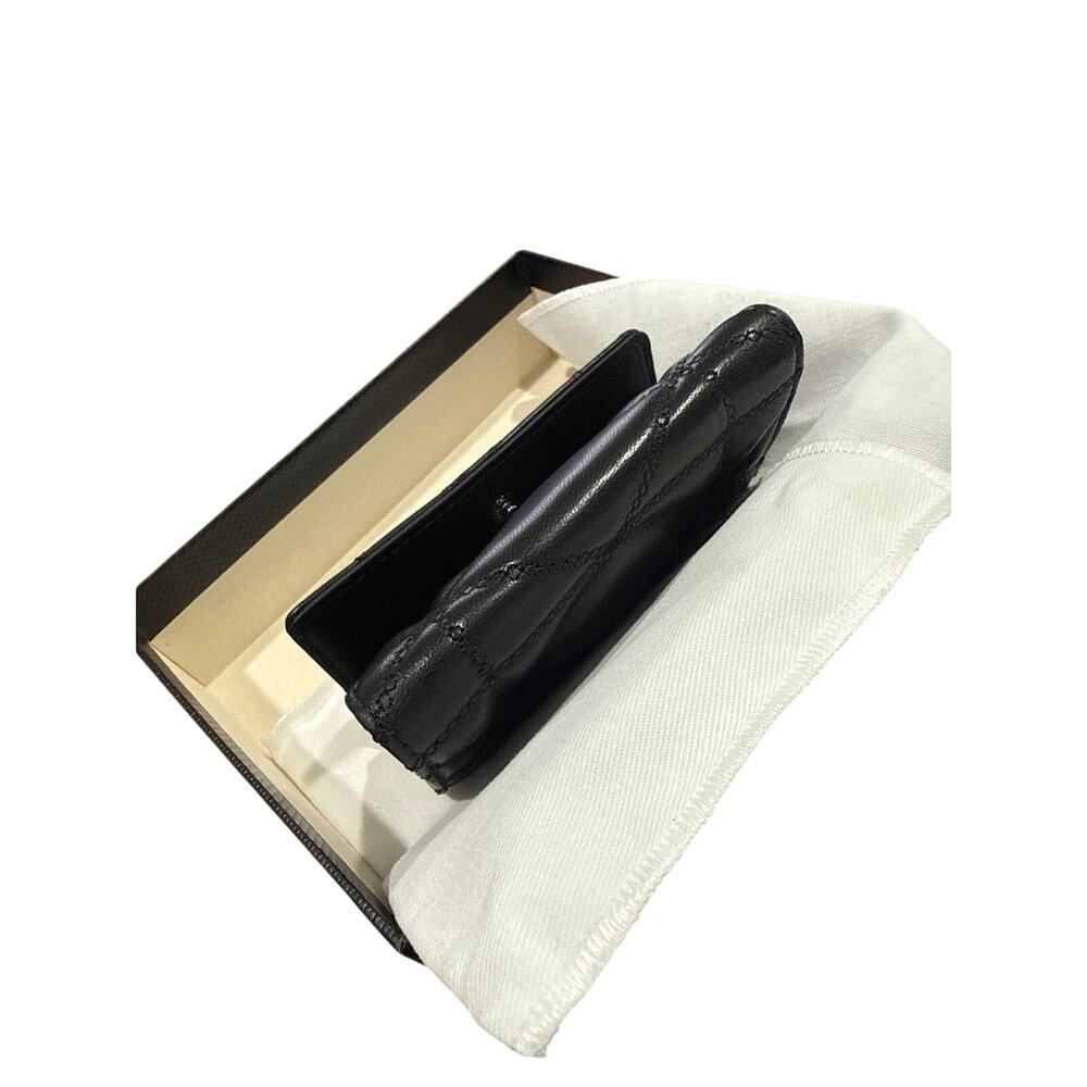 MCM Travia Quilted Leather Card Case – Authentic Black NWT - Picture 12 of 15